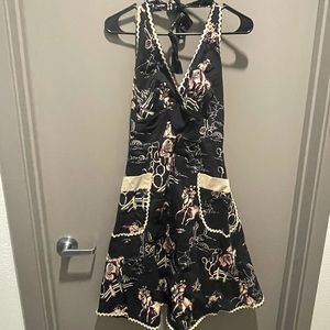Pinup Couture Cowboy Halter Dress